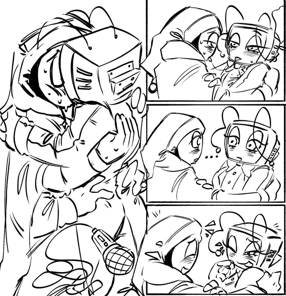 (MILD SUGGESTIVE ‼️‼️)

I might color this someday idk

#moonvision