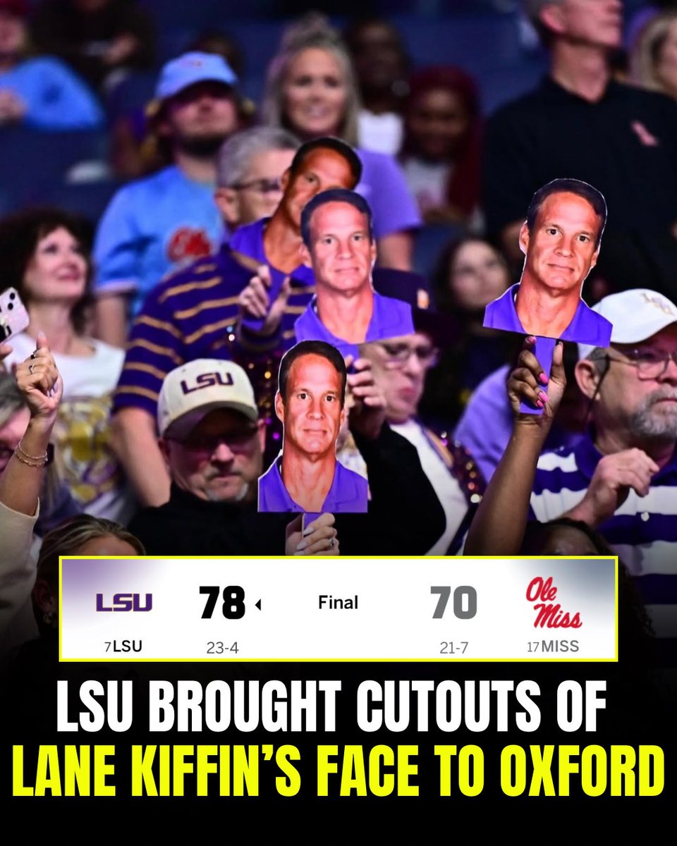 verdinverdict's tweet photo. #LSU trolled Ole Miss after their W in Oxford last night 😂 https://t.co/5TetHmc42O