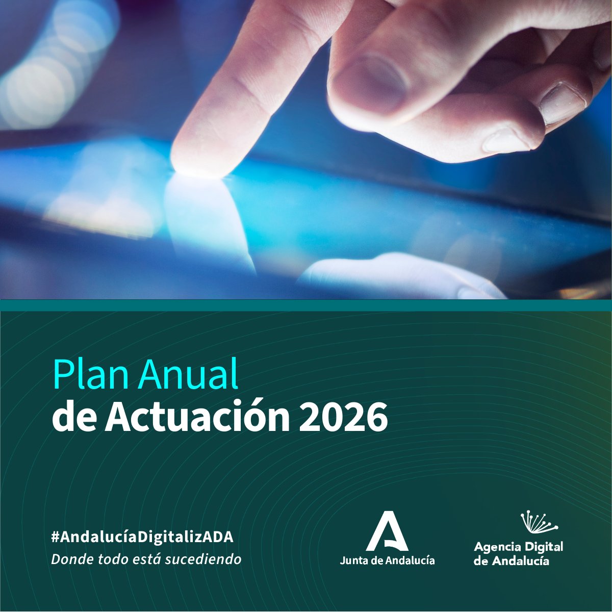 AgenciaDigAnd's tweet photo. 🟢Hacia una Administración completamente digital

Nuestro Plan Anual de Actuación 2026 estructura, fomenta y acelera la transformación digital en #Andalucía a través de proyectos e iniciativas en 6 ejes estratégicos.

Seguimos avanzando en una #AndalucíaDigitalizADA al 100%

https://t.co/LLhS3ooO52