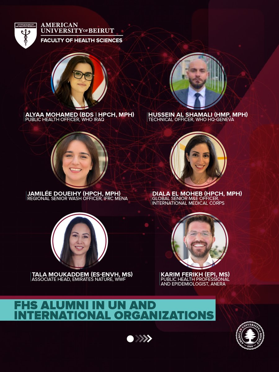 Faculty of Health Sciences at AUB tweet media