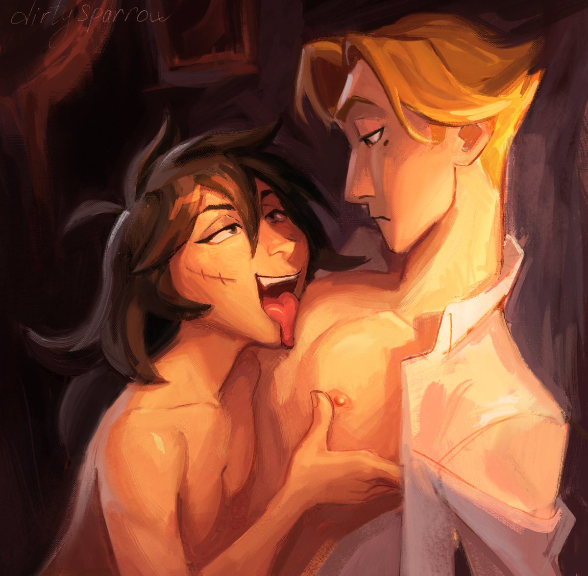 Honey, it's time to let me lick your boobs🕗