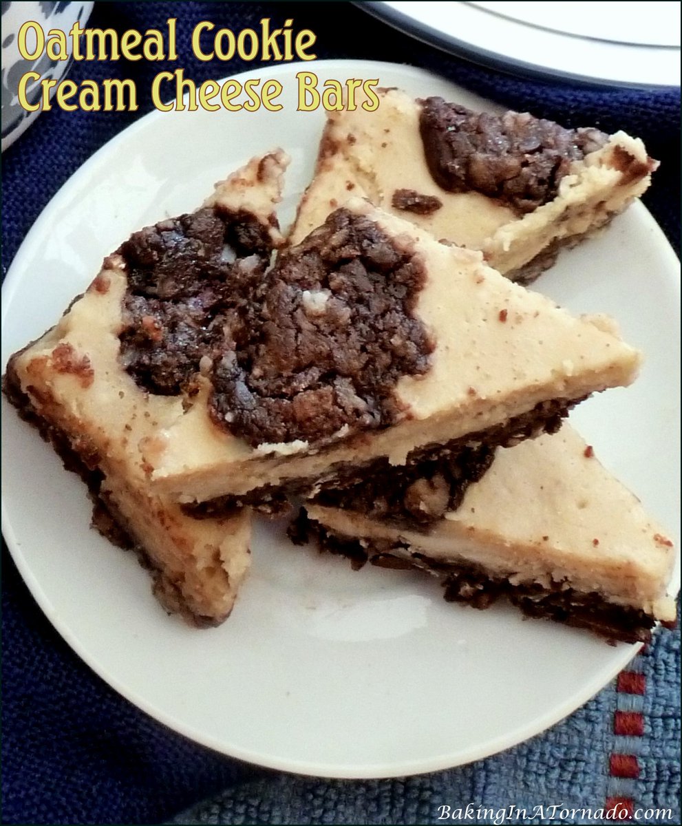 BakngInATornado's tweet image. Oatmeal Cookie Cream Cheese Bars
#cookie dough is the crust &amp;amp; dolloped on top of #creamcheese filling
#RECIPE –&amp;gt; bakinginatornado.com/2026/02/a-whol…
PIN –&amp;gt; pinterest.com/pin/8479440548…
#easyrecipes #family #recipes #yummy #delicious #food #sweet #treat #snack #dessert #chocolate #baking #oatmeal