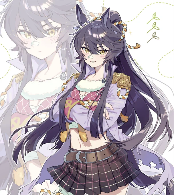 #ナリタブライアン 髪が好きのイラスト