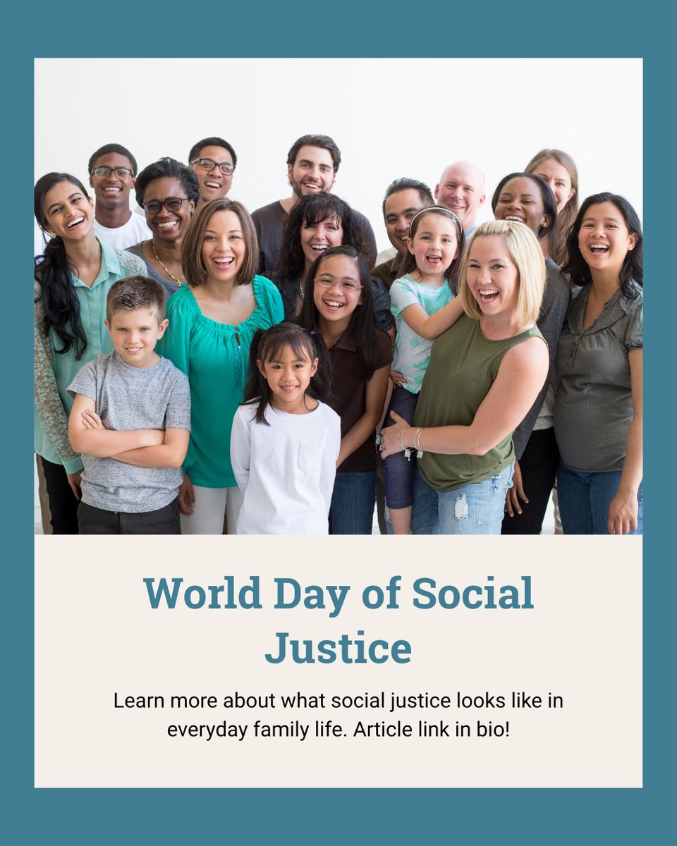 Today is World Day of Social Justice. Learn more about what social justice looks like in everyday family life. 🔗 Link: cface.chass.ncsu.edu/news/2026/02/1…

#SocialJustice #FamilyWellbeing #ChildAndFamilyServices