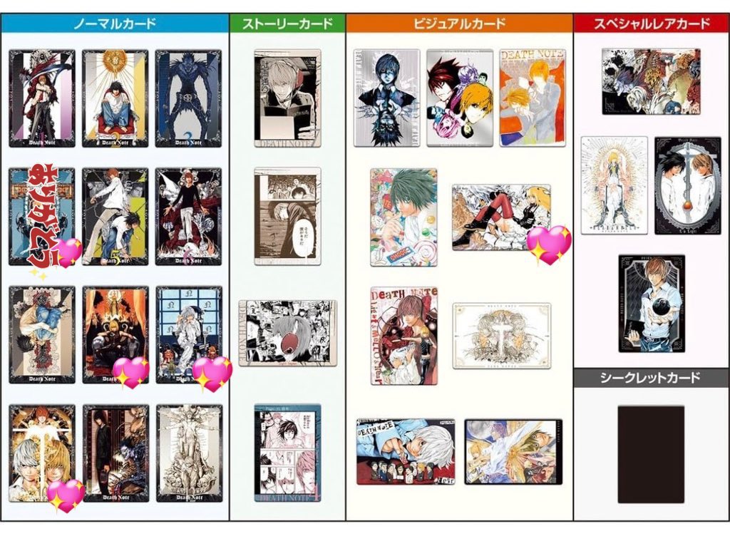 luvr2_'s tweet photo. デスノート DEATHNOTE ウエハース 交換

譲 画像のもの

求 💖 

メロ優先ですがお気軽にお声掛けください。
📮郵送（同日発送）希望です。 https://t.co/ReZS719qEN