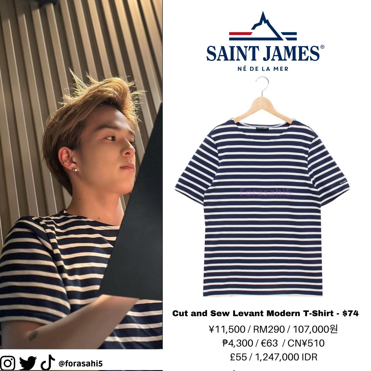 forasahi5's tweet photo. 230820💙 #TREASURE Update for #ASAHI Birthday
트레저 아사히
#ASAHIOUTFIT #ASAHIFASHION #BODE #SAINTJAMES #KPOPFASHION #TREASUREFASHION #KPOP #JAPANIDOLS #YG #ASAHISTUFF #TREASUREOUTFIT #아사히 #트레저 #アサヒ #朝光 #TREASURECLOSET #ASAHICLOSET #KSTARFASHION
@treasuremembers https://t.co/yB9QvIjrpN