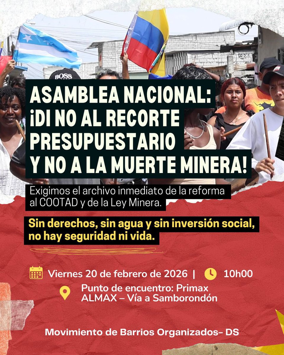 Movimiento de Barrios Organizados- DS tweet media
