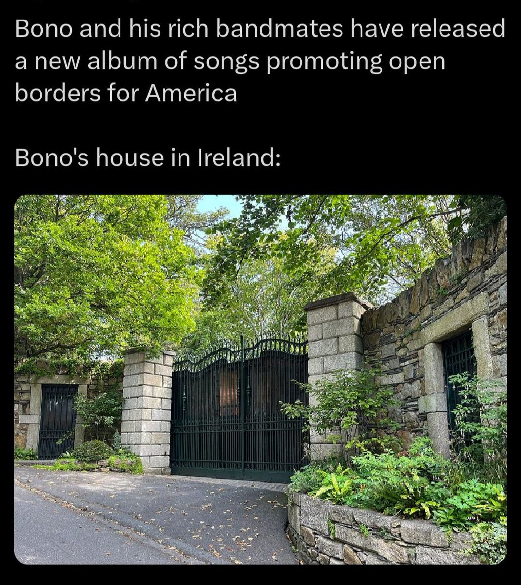 FatEmperor's tweet image. Bono the Globalist Bankster agent, pushing their agenda...