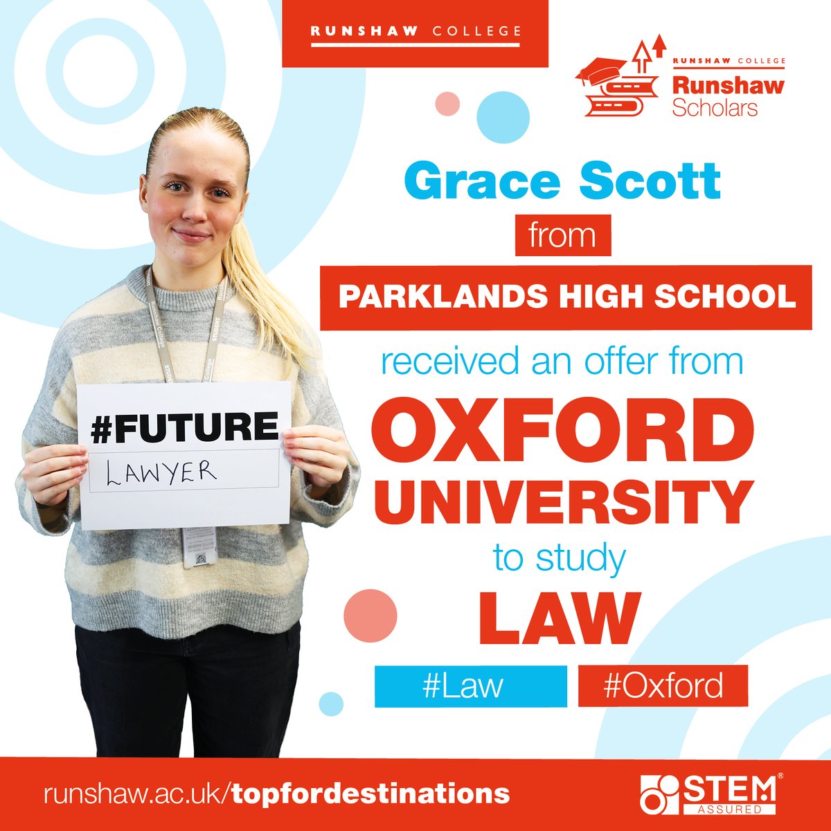 Runshaw College tweet media