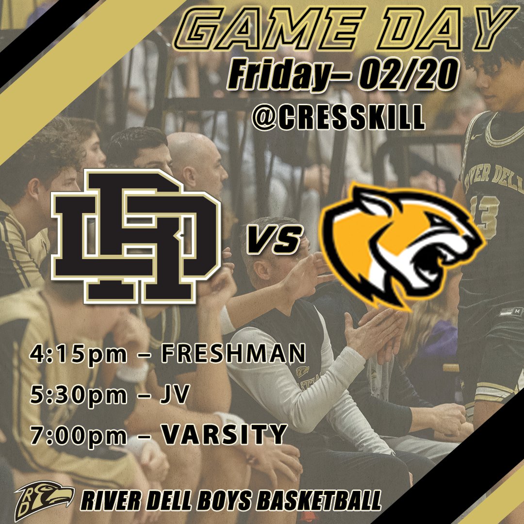 rdbbba's tweet photo. IT'S GAME DAY!! (02/20/26)
@ CRESSKILL
4:00pm – FRESHMAN
5:30pm – JV
7:00pm – VARSITY https://t.co/VadcbzwZ4s