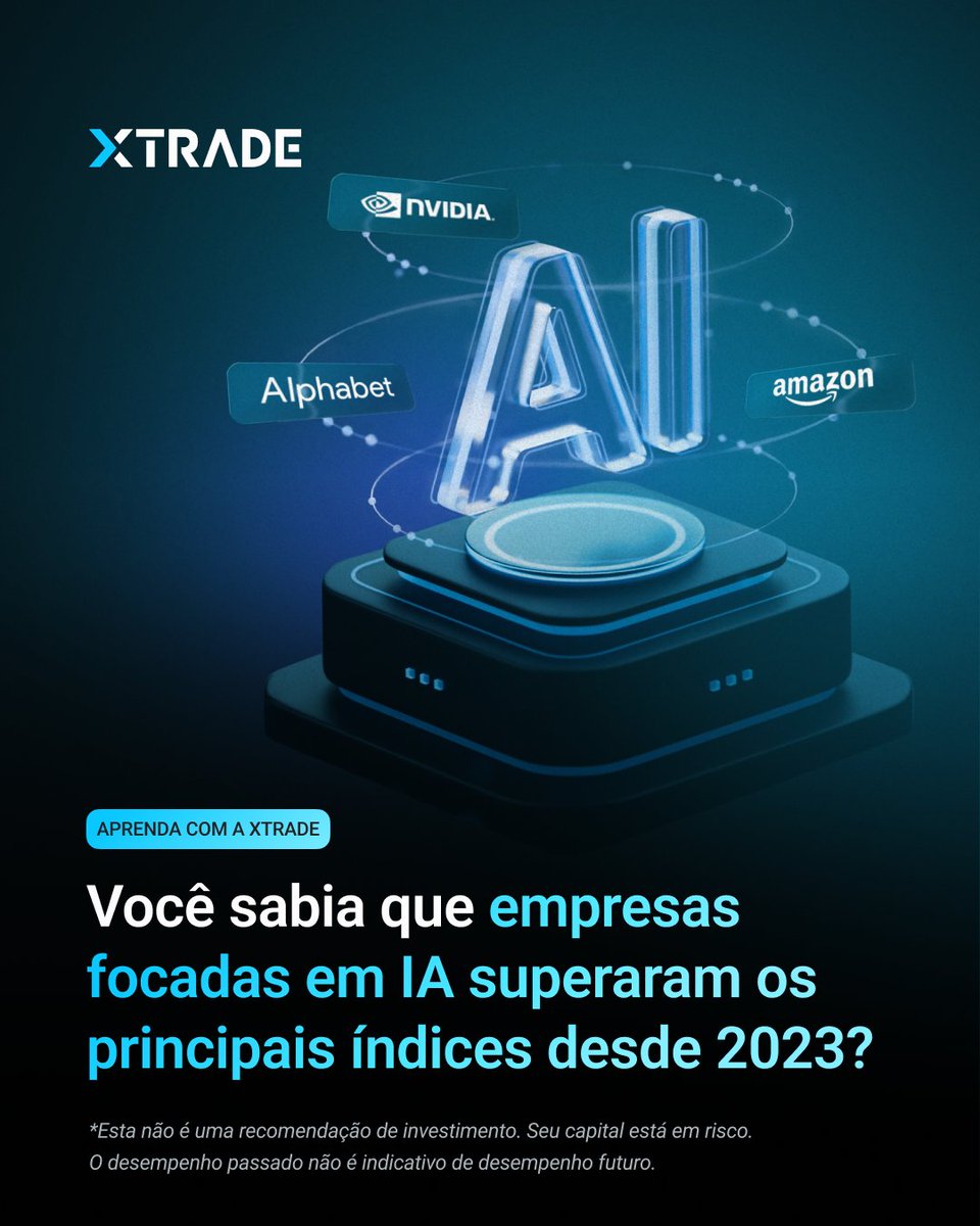 A revolução da IA impulsionou as ações de fabricantes de chips e provedores de nuvem.

Os investidores continuam vendo a IA não apenas como uma tendência, mas como uma mudança estrutural nos mercados globais.

Siga-nos para mais fatos fascinantes do mercado.

#xtrade