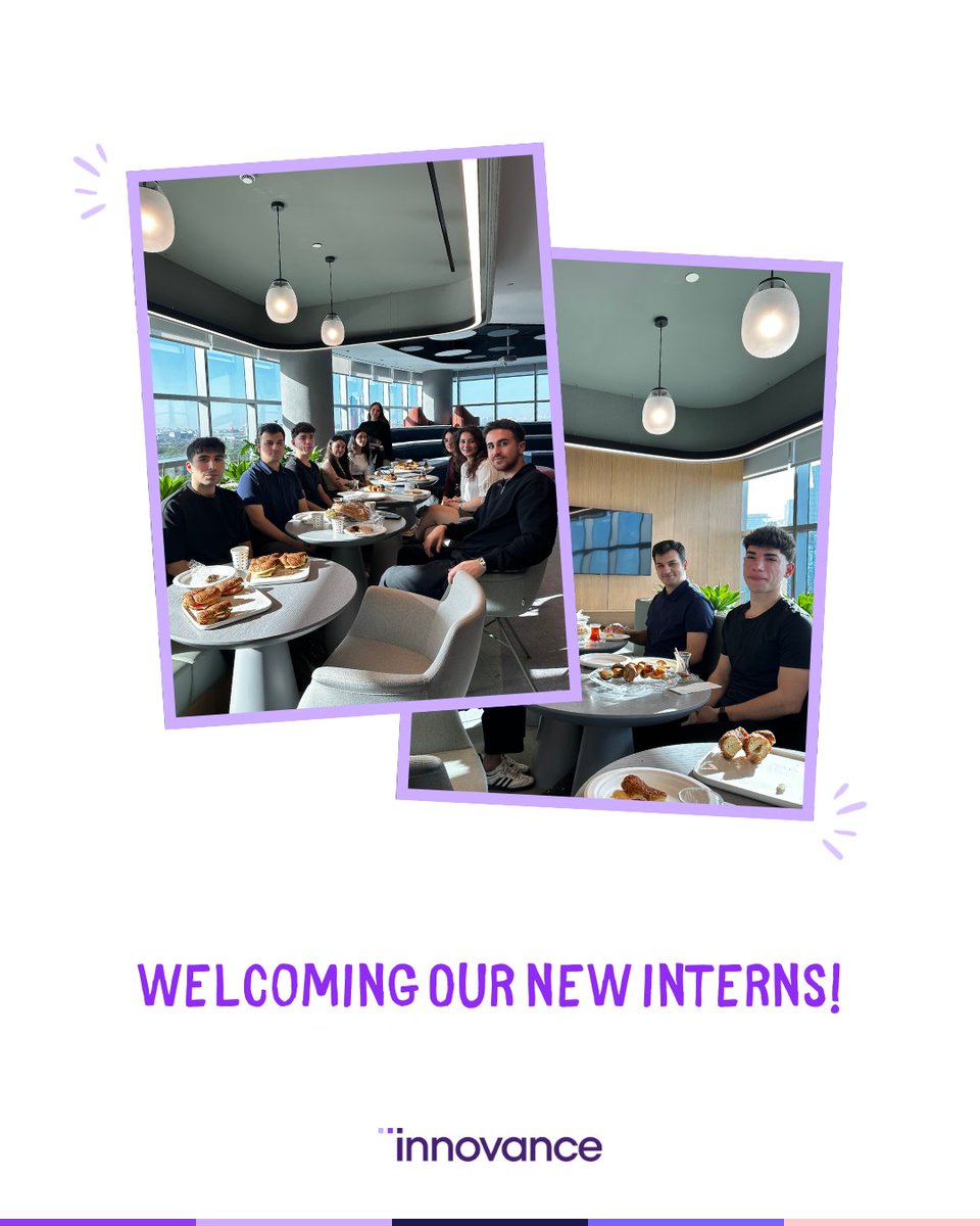 Welcoming Our New Interns 🚀✨

We kicked off their journey with a welcome breakfast, creating space to connect, share our culture, and introduce the way we collaborate and build together.

The journey starts here. 🌱

#Innovance #InnovationInAdvance #Internship #FutureTalent