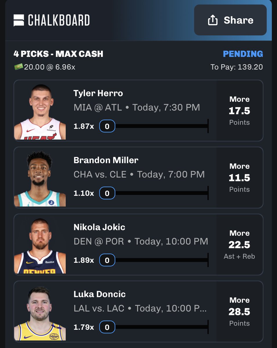CallingOurShot's tweet photo. Friday NBA. Tail this slip! 🏀

New User? Sign Up with Code "COS" and you'll get a FREE Pick + a 100% Deposit Match up to $100. 

Take Advantage! ⬇️
https://t.co/PeR8mZF0yc https://t.co/ogIuKFuAmF