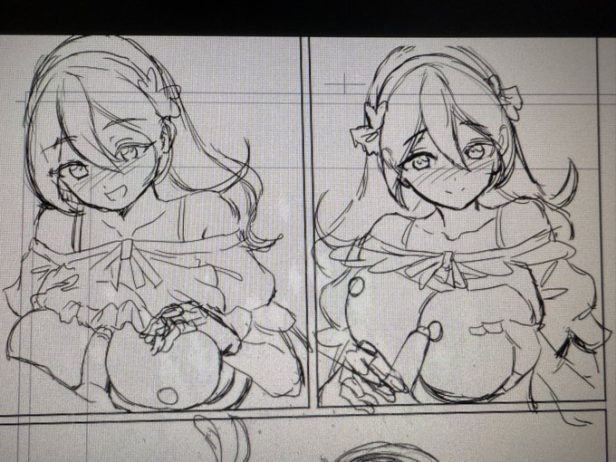 思ったより可愛くかけてる 