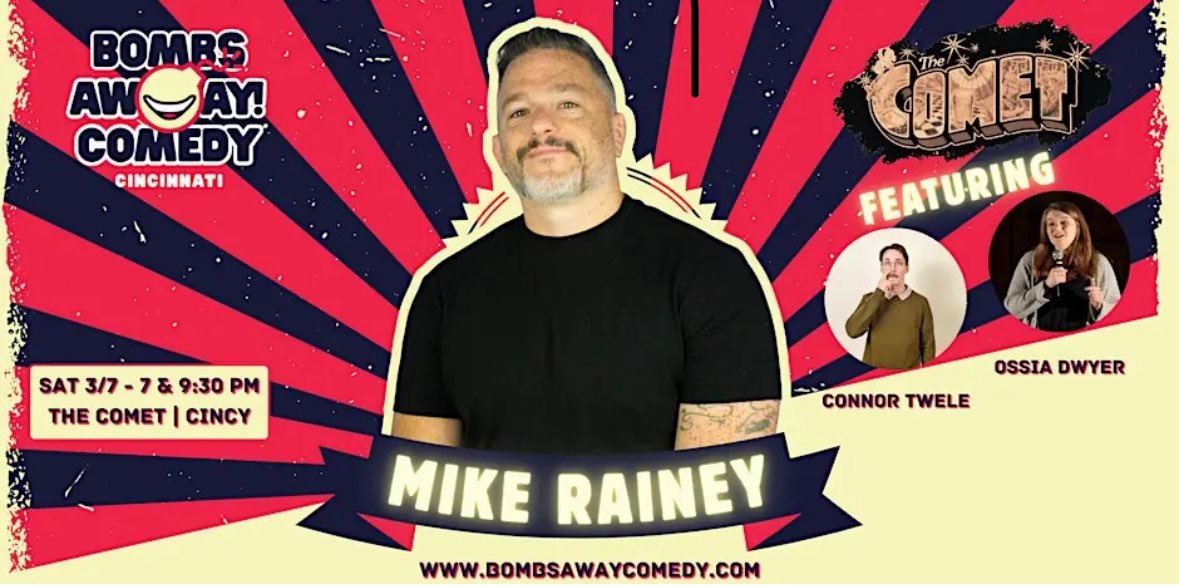 mikerainey82's tweet photo. Can’t wait for Cincinnati on March 7. Come have fun with us: https://t.co/1nLu1SZD8B https://t.co/zu7PnMHwz0