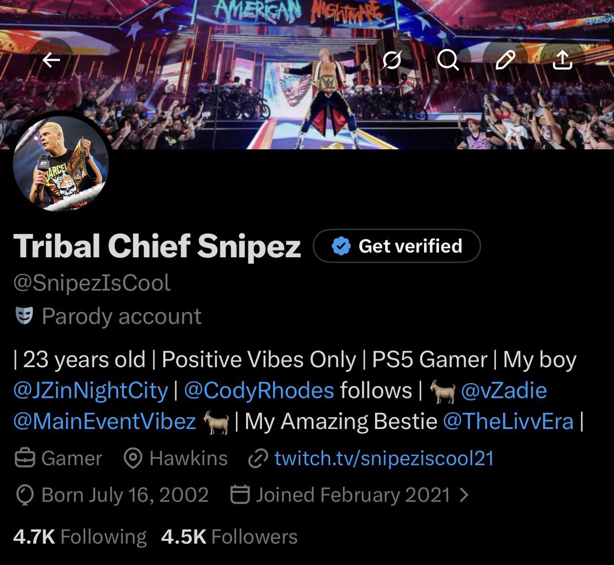 NOW 4.5k?!?

WE ARE  500 FOLLOWERS FROM 5K!! 

THANK YOU ALL SO MUCH FOR THE SUPPORT!! 😭❤️