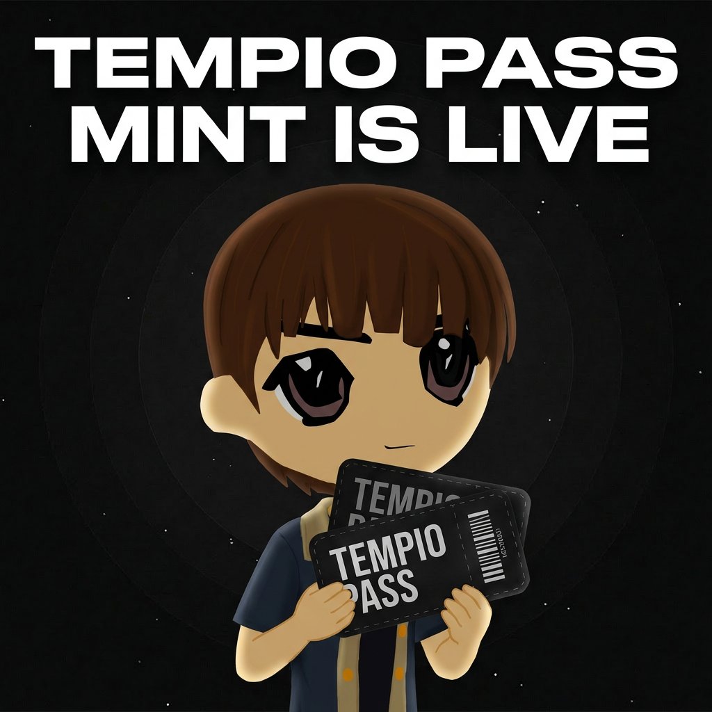 Tempio Pass Mint is LIVE ⬜️

Supply: 800
WL Price: FREE

LINK: vastatmos.io/mint/0xe4fcbe2…