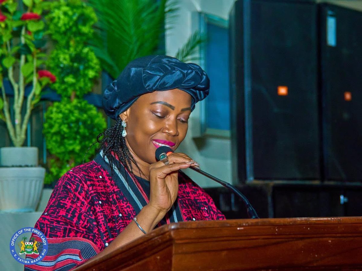 H. E. Fatima Maada Bio tweet media