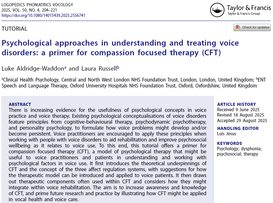 Logopedics Phoniatrics Vocology tweet media