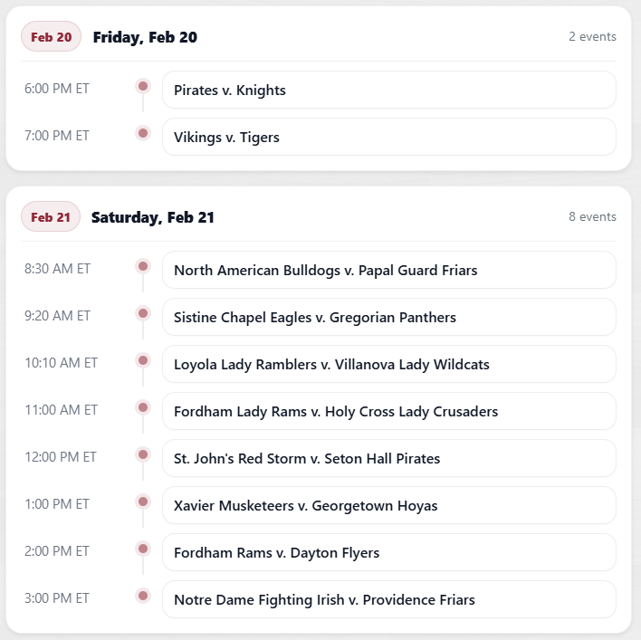 iggyhoops's tweet photo. Weekend Schedule.

Playoffs begin next weekend. https://t.co/ip8fcLSa0h