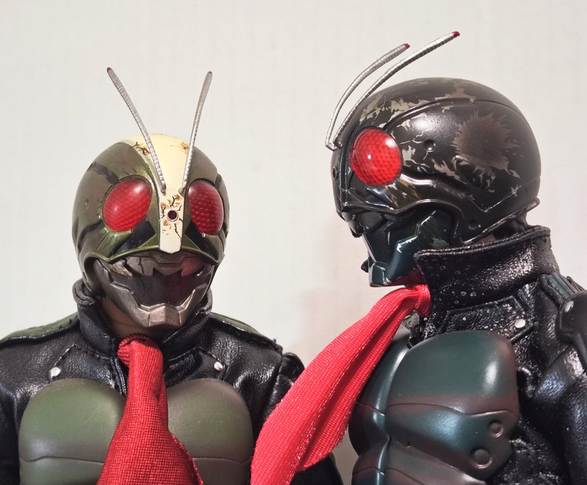 S.H.figuarts の THE NEXT 1号、2号 マスク、良く見ると、あのサイズ