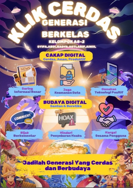 Yuk, jadi generasi berkelas dengan Cakap &amp; Budaya Digital kuy 😊