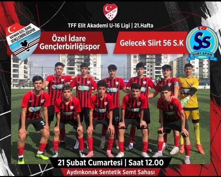 Ozelidaregbir72's tweet photo. #MaçGünü…
Türkiye Futbol Federasyonu
Elit Akademi U-16 Ligi | 21.Hafta
Özel İdare Gençlerbirliğispor
Gelecek Siirt 56 S.K
📅21 Şubat Cumartesi
⏰Saat 12.00
📍Aydınkonak Sentetik Semt Sahası
#altyapi #futbol #gelişimligi #batman https://t.co/c0ZnHVGTmz