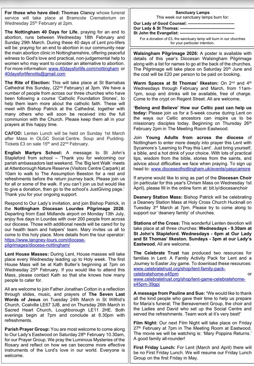 Our Lady and the Beauvale Martyrs. tweet media