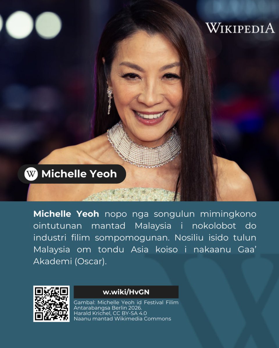 Nosiliu i Michelle Yeoh do tulun Malaysia om tondu Asia koiso i nakaanu Gaa' Oscar.

Basao' potilombus kokomoi di Michelle Yeoh id w.wiki/HvGN

#michelleyeoh
#wikipediaboroskadazandusun