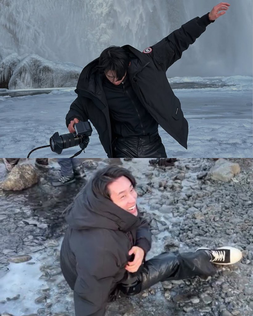 thursfourr's tweet photo. ภายใต้รูปเท่ๆ แต่เบื้องหลังฮีลื่นล้มมาหมดทุกแลนด์มาร์ค 5555555555555555 โพสต์เอง vs เพื่อนแท้ก https://t.co/izqeCJEBO6