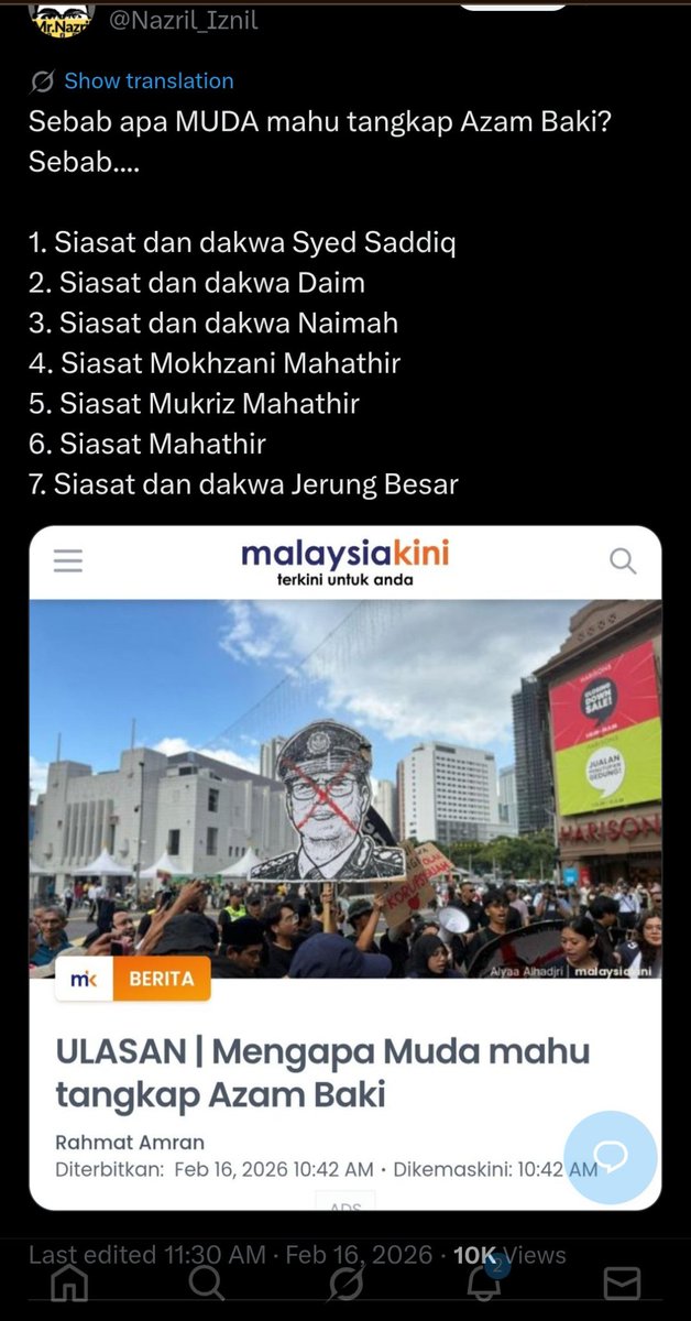 FreeMalaysian tweet media
