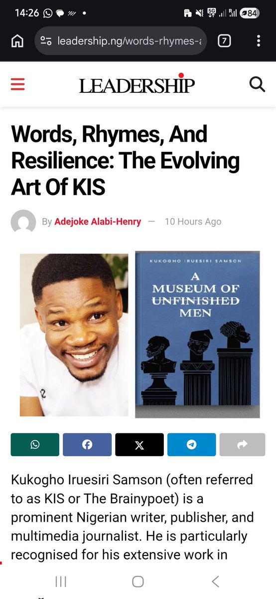 Kukogho Iruesiri Samson tweet media