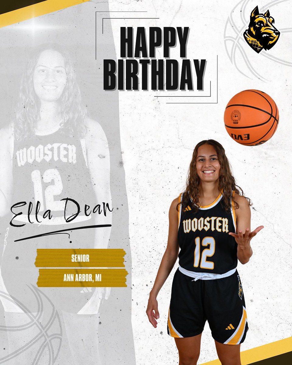 WoosterWBB's tweet photo. Happy Birthday to Senior, Ella Dean! We hope you have the best day 🎉🎈 

#WoosterWBB  x  #RollScots https://t.co/0ZWWD2Qc3V
