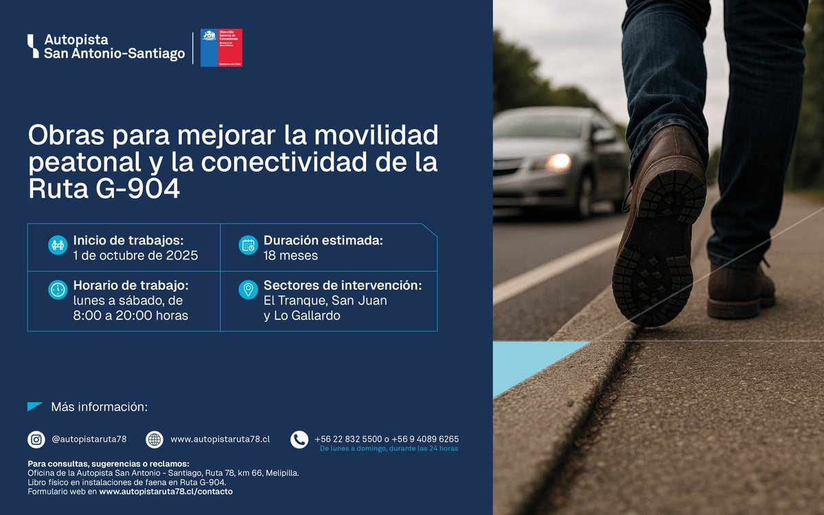 Autopista San Antonio - Santiago, #Ruta78 tweet media