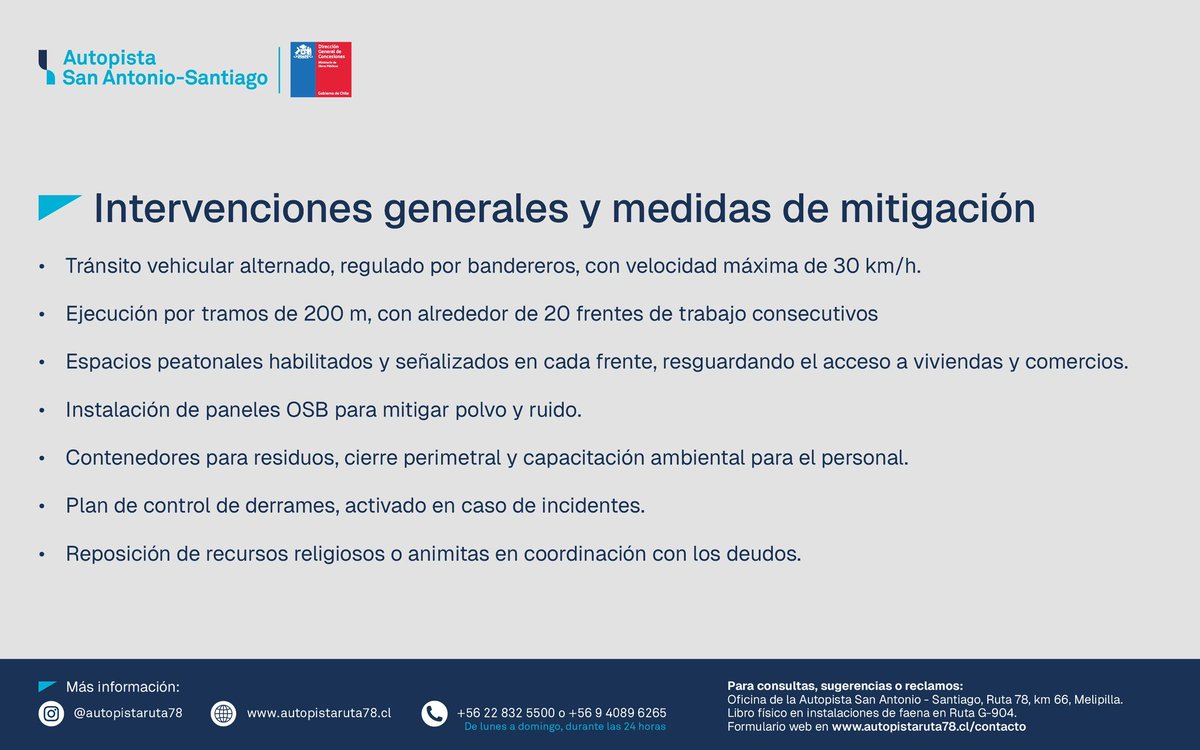 Autopista San Antonio - Santiago, #Ruta78 tweet media