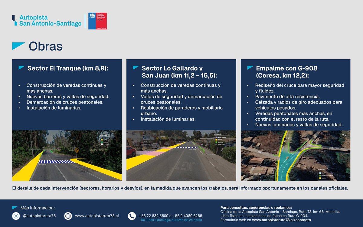 Autopista San Antonio - Santiago, #Ruta78 tweet media