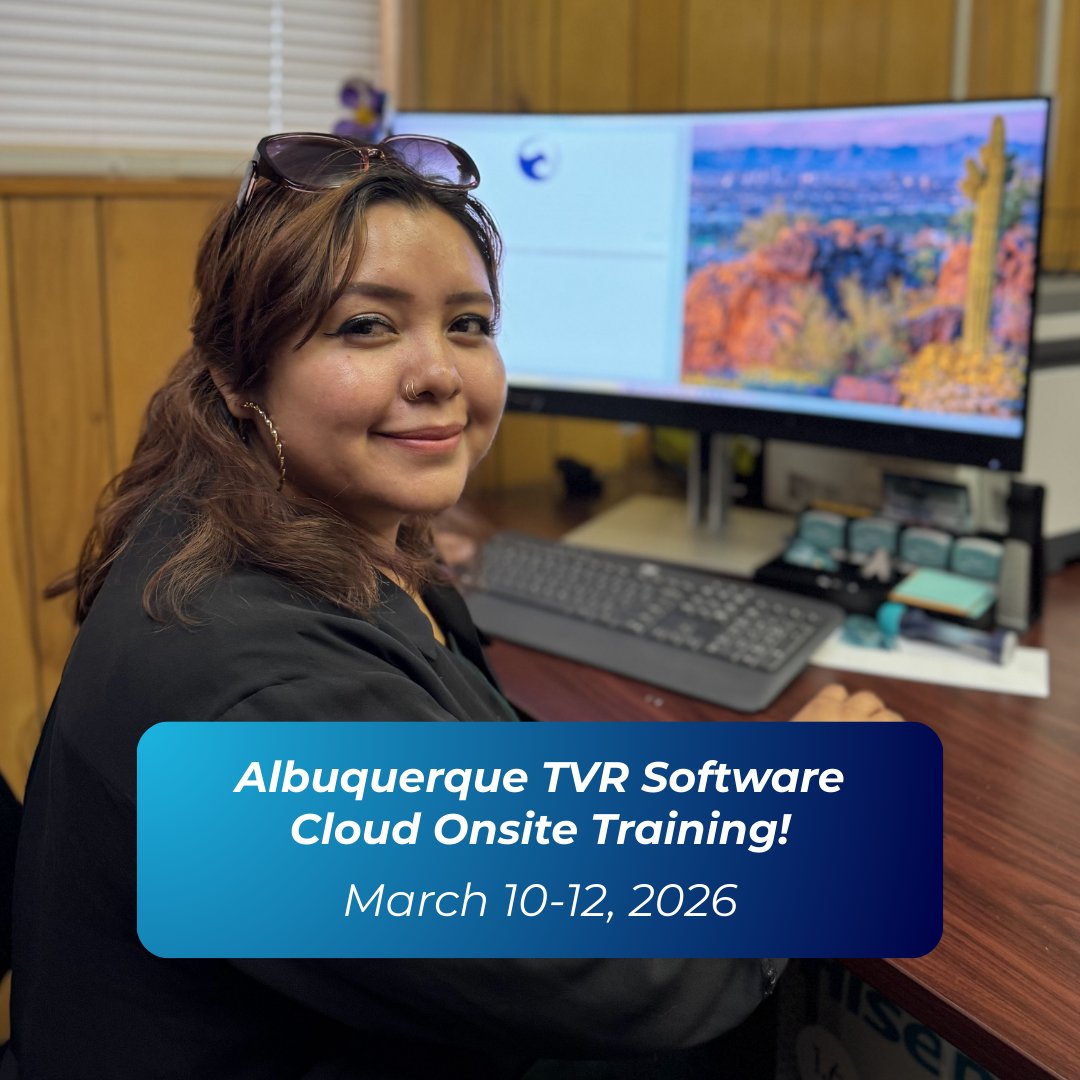 TvrSoftware's tweet photo. In-person. Hands-on. Real results. Join our Onsite Cloud Software Training in Albuquerque | March 10–12, 2026. Practice live workflows, get real-time support, and leave confident using TVR Software.

Save your spot: https://t.co/q4ke0fJNgn

#OnsiteTraining #TVRSoftware #TribalVR https://t.co/BQ1ToKZVrd