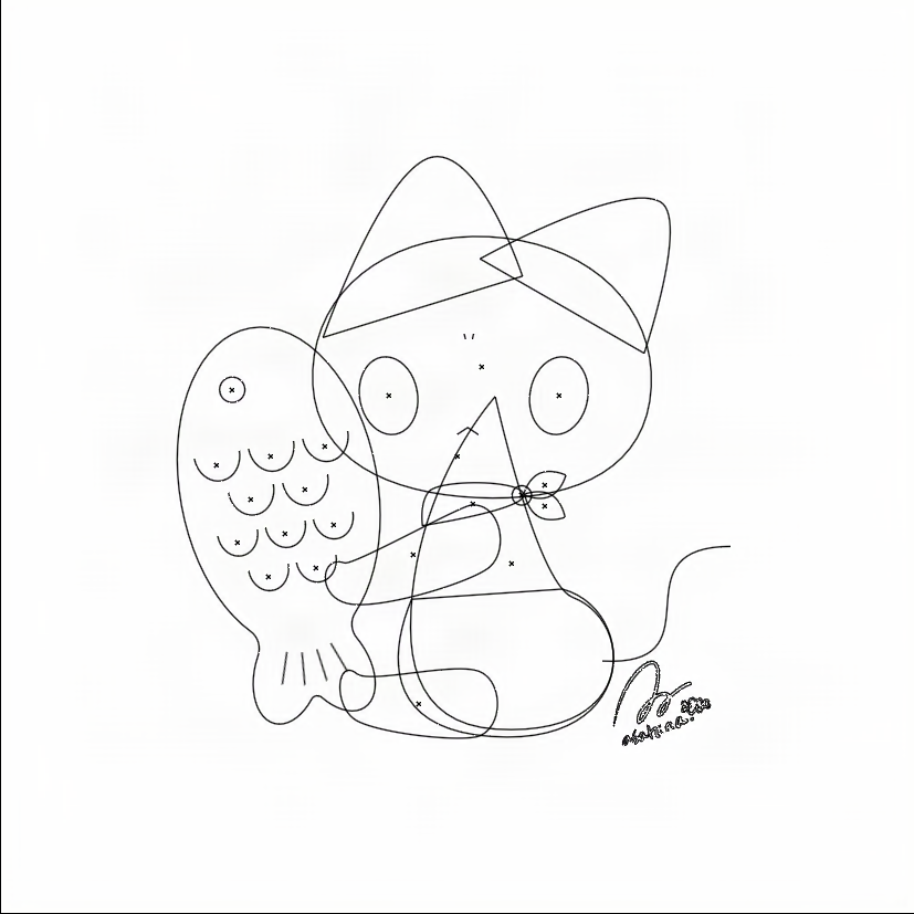 ねこ。
Adobe Illustrator 