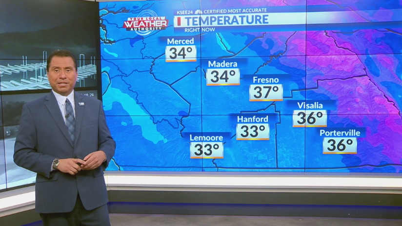Cold this morning for the Central Valley. Really cold in the Sierra! Right now <a href="/KSEE24/">KSEE24 News</a>  Sunrise the advisories and warnings in place for the cold temperatures. Plus our next chance of rain. We're here until 7 a.m. Join us!
#cawx #FRIDAY #February #February2026 #Fresno #California