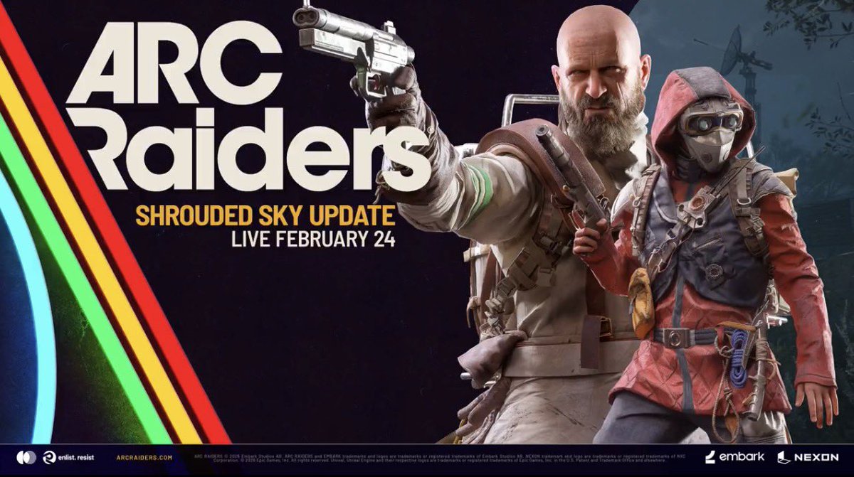 🚨SHROUDED SKY SKIN GIVEAWAY🚨

How to enter:

✅Follow me
✅Like + repost this post

🌀1 Winner will be choosen on 2/24🌀

🎁Prize will be a giftcard of the amount required to purchase the skin to the winners gaming platform of choice!

Good luck Raiders!🍀
#ArcRaiders