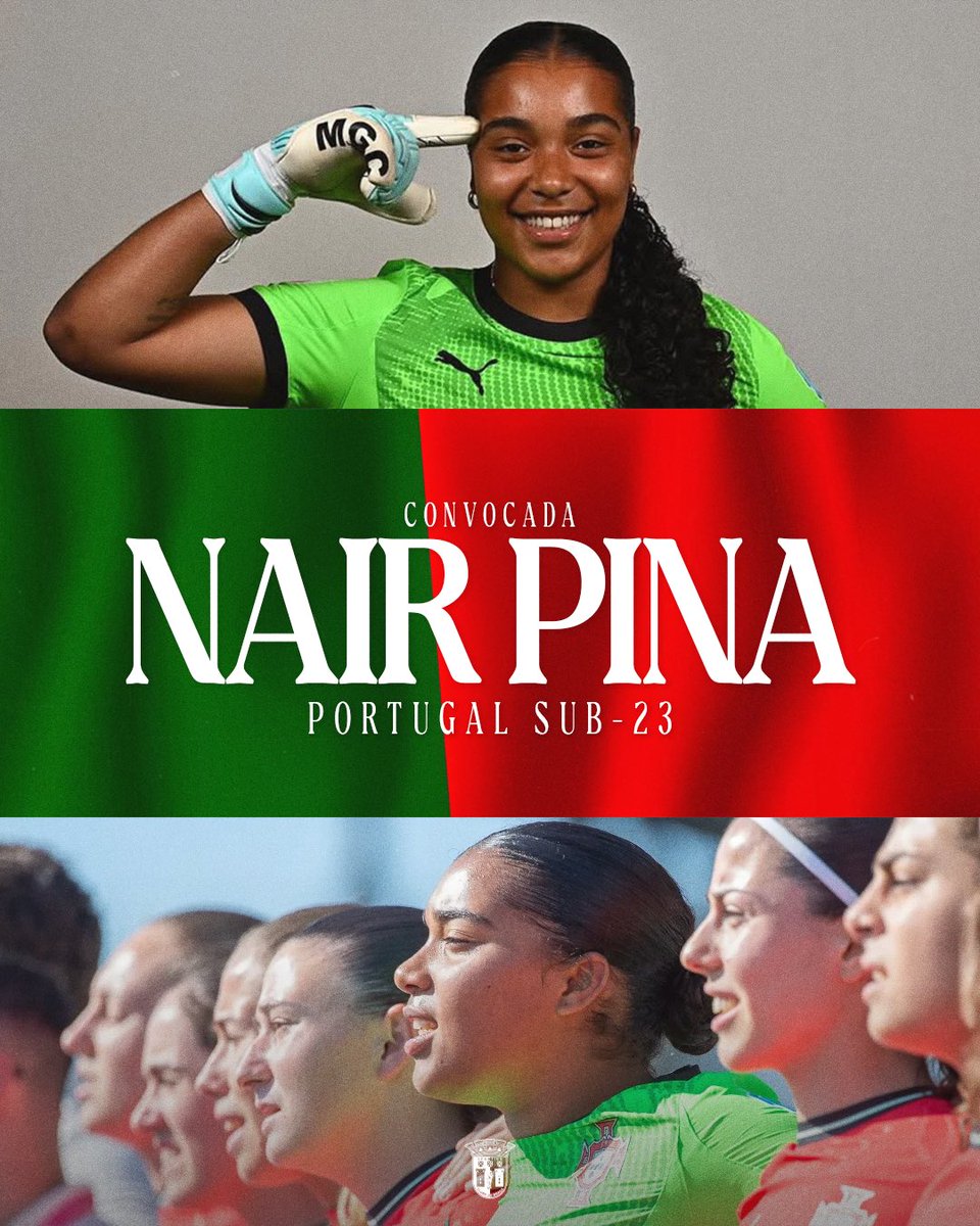 scbragafeminino's tweet photo. Gverreiras dominam a convocatória da Seleção Nacional Feminina Sub-23 🇵🇹

#GanharComTodos https://t.co/OlfczAC8x1