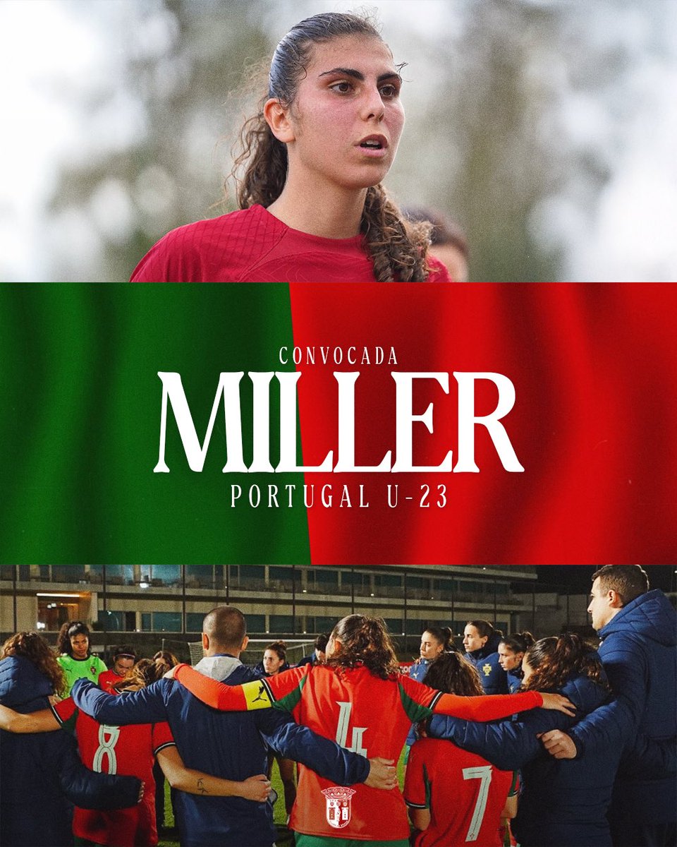 scbragafeminino's tweet photo. Gverreiras dominam a convocatória da Seleção Nacional Feminina Sub-23 🇵🇹

#GanharComTodos https://t.co/OlfczAC8x1
