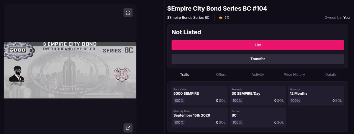 RilegatoDAO's tweet photo. Aight DAO frens!! Time for our Weekly (Yeah I said Weekly) GA!!
🥳🎁🎁Giveaway #3!!!🎁🎁🥳
2 winners / 1 x 5K $Empire Bonds each!
To Enter:
1. Follow ALL accounts:
@RilegatoDAO
@gspera30
@PurDayMon
@JaymosNft
@Omerta_SOL
2. Reply with info you learn/know about our bonds.
3. Tag at least 3 friends (more is merrier)
4. Like and RT this post ONLY
5. Check out: https://t.co/9G7Tt8Hcsa
- Join Discord (see bio) for claims!
