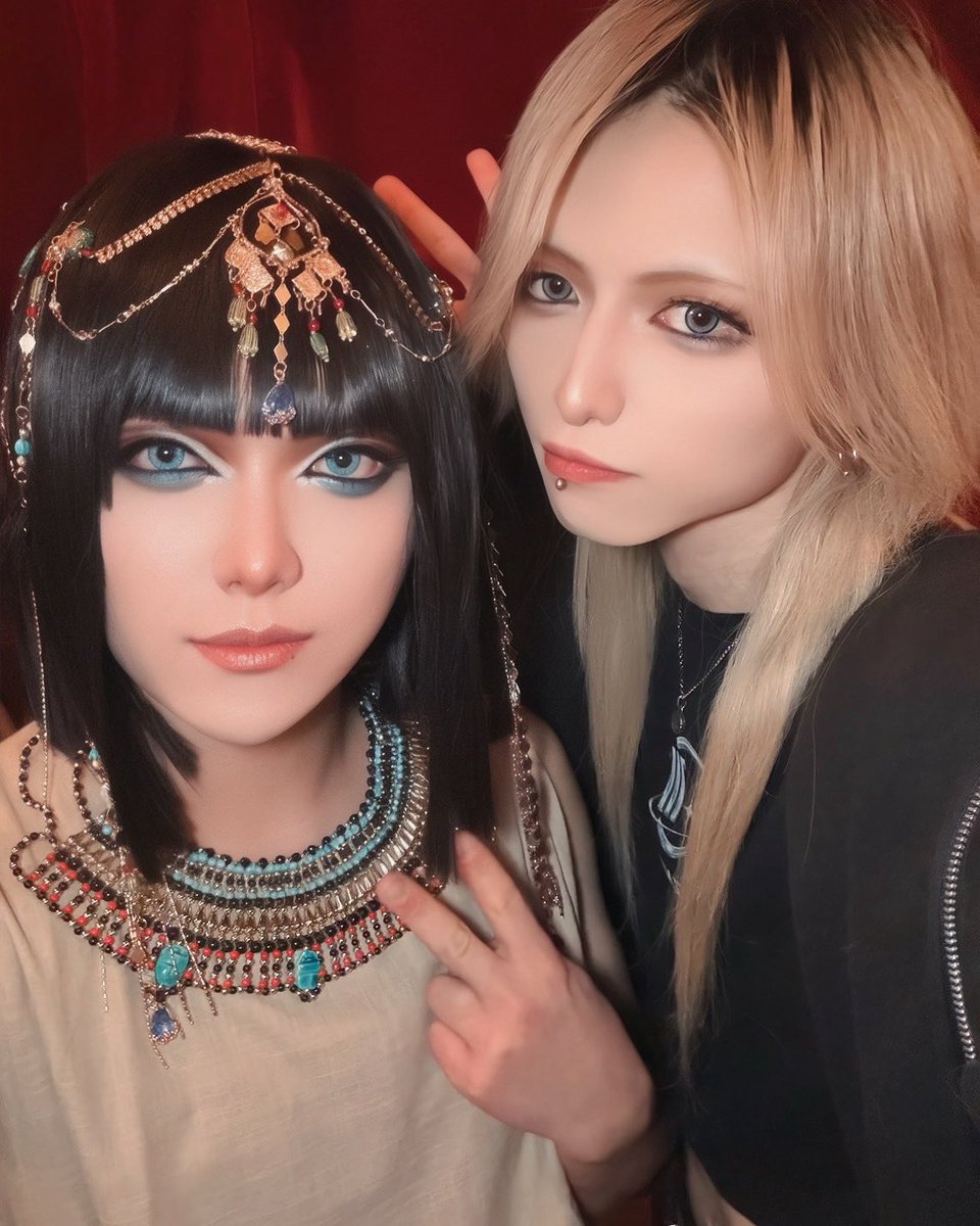 本物のクレオパトラさんと写真撮っていただきました！！！光栄です！！！