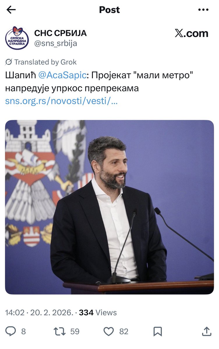 Prepreka: Aleksandar Šapić