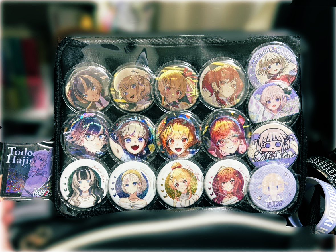 hololivefesEXPO26 今回はバッグ1個で中身の入れ替えが多いのでいつも