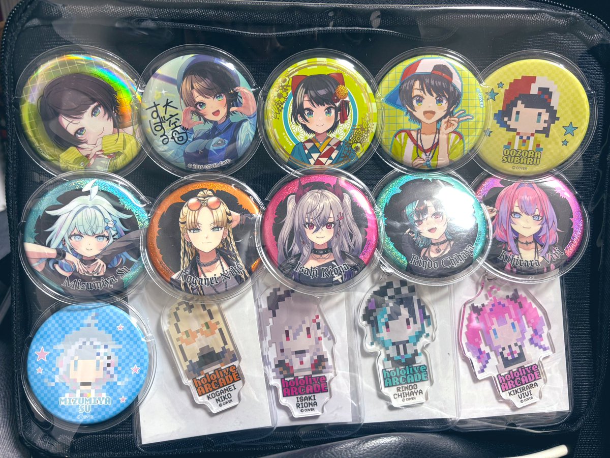 hololivefesEXPO26 今回はバッグ1個で中身の入れ替えが多いのでいつも