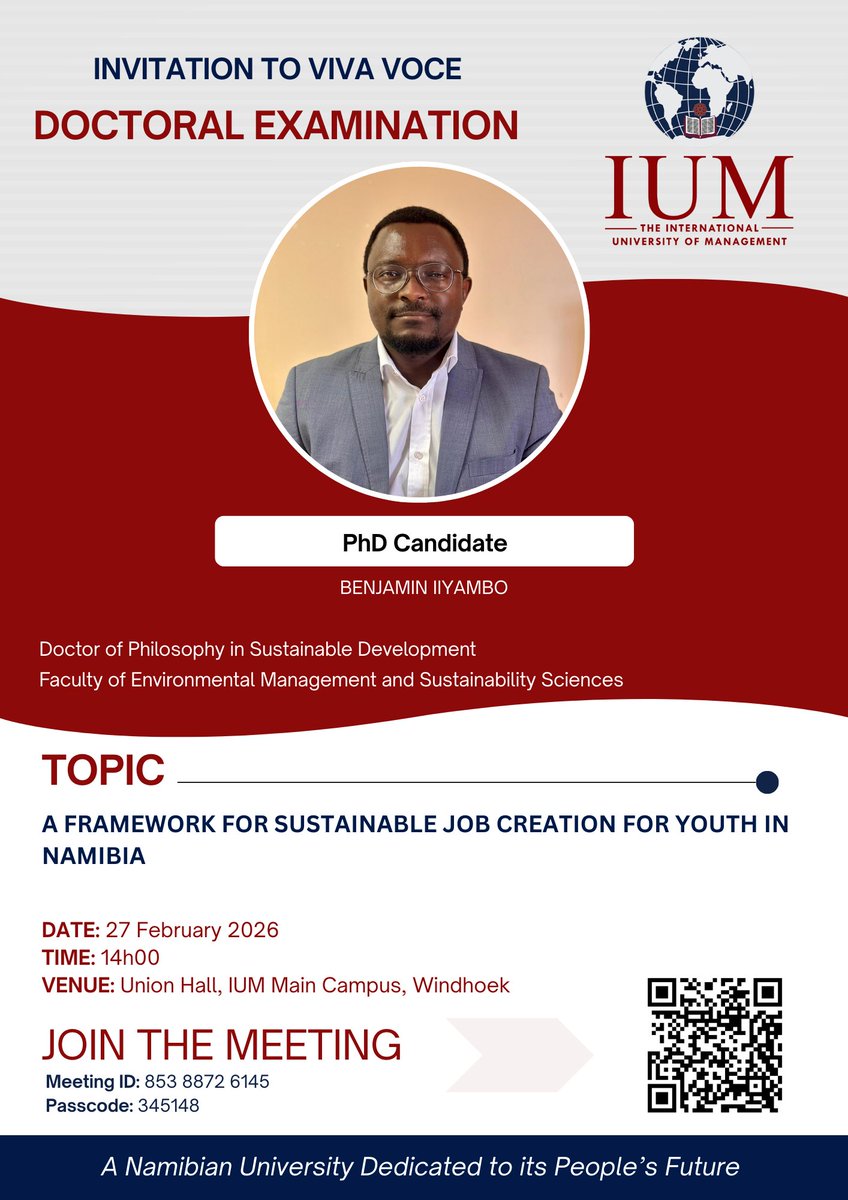 International University of Management tweet media