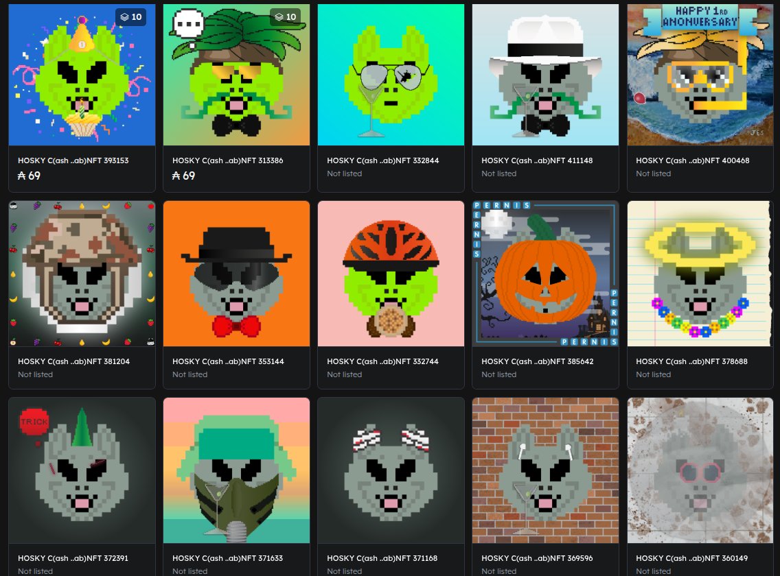 🚨Barking news 🚨
Aliens pictures released! 

There's literally a <a href="/hoskytoken/">HOSKY</a> Cash Grab for every theme or situation.