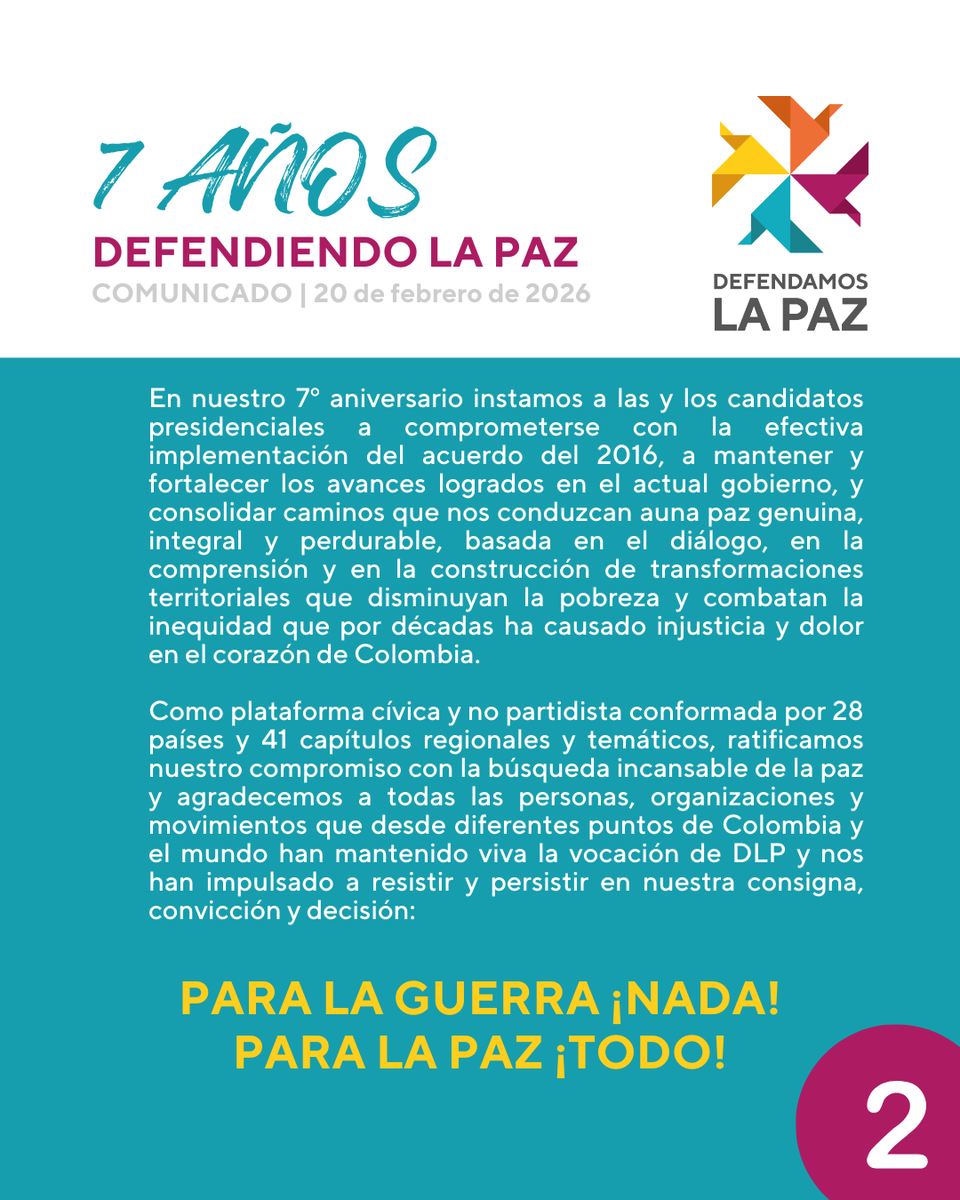 DefendamosLaPazColombia tweet media